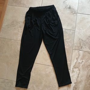 Black fun-dressy stretchy pants